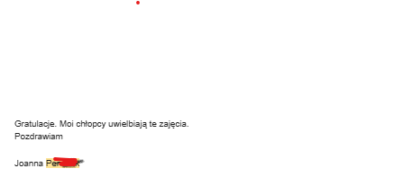 Opinia Pani Joanna